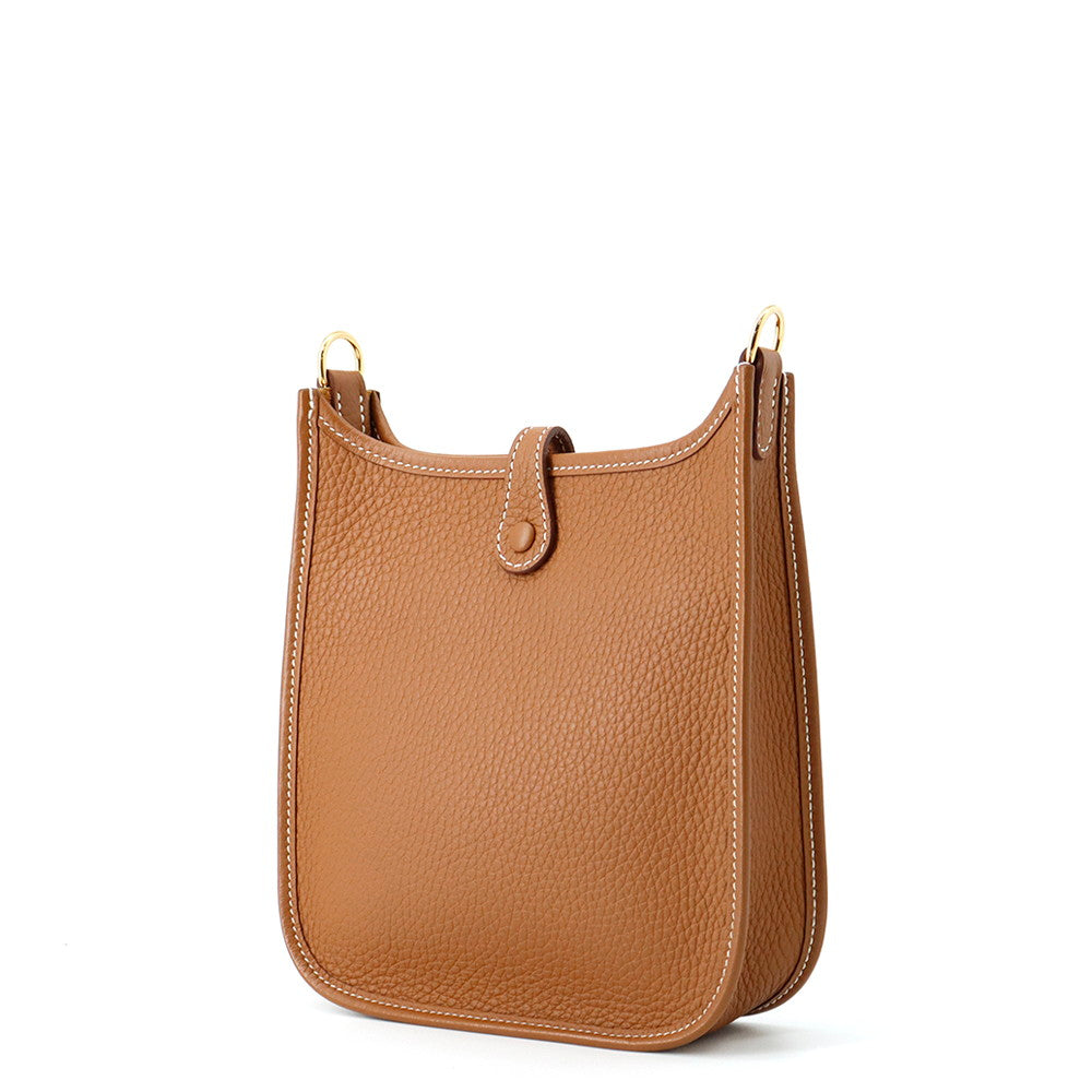 HERMES Evelyne Long Gold Taurillon Clemence Size TPM