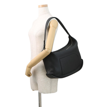 Delvaux Bread Swing Shoulder Bag BlackAA0694AQY099ZPA Soft Grain Leather Size XL