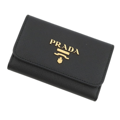 PRADA Multicolor 4-Key Case Black/Hibiscus1PG004_ZLP_F061H Saffiano LeatherLeather