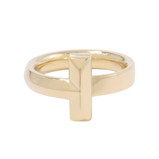 TIFFANY&Co. T One Ring Size Approximately No. 15 18K Yellow Gold