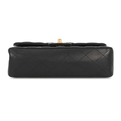 CHANEL Classic Matelasse Double Chain Shoulder Bag BlackA01113-Y01295-94305 Lambskin Size 23