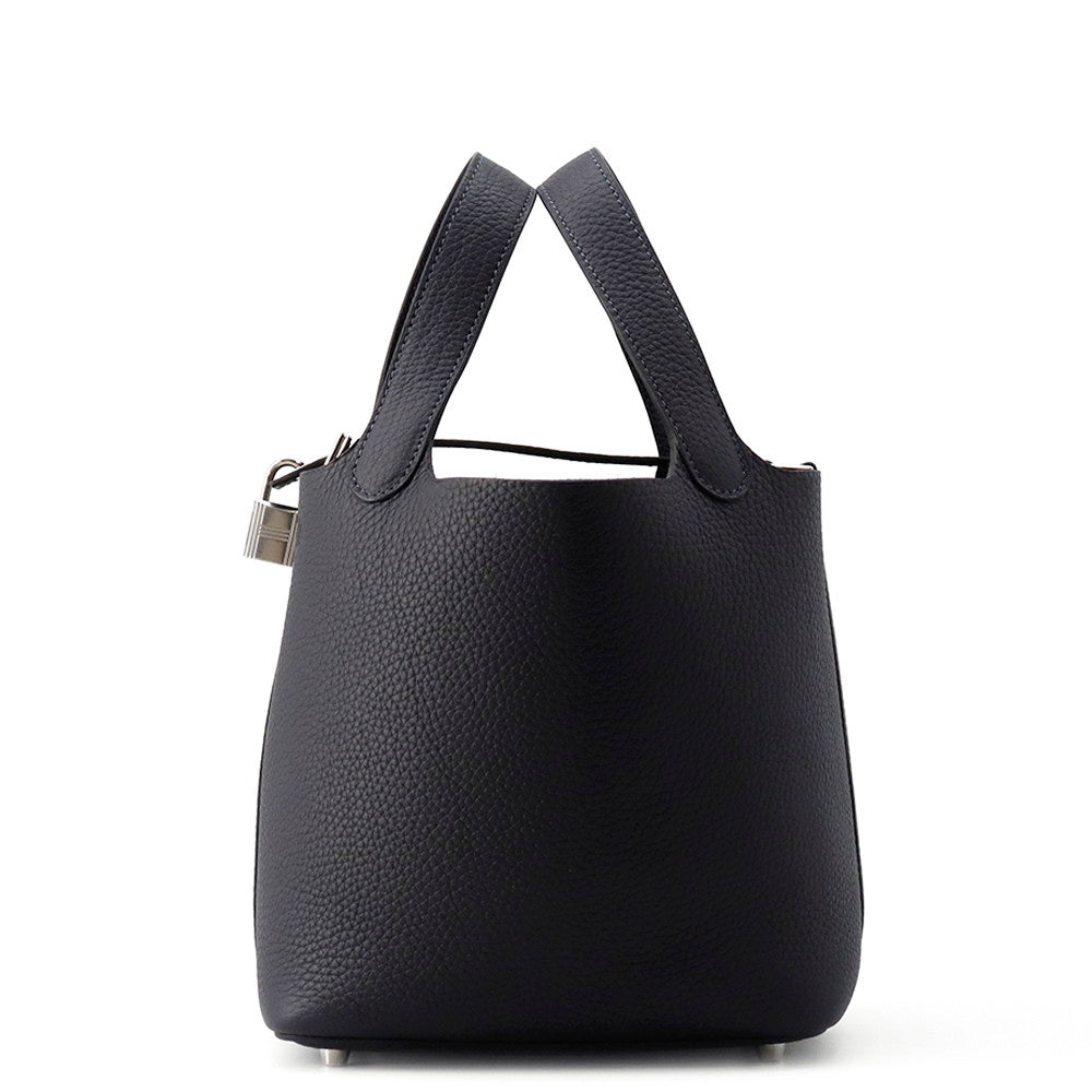 HERMES Picotin Padlock Caban Taurillon Clemence Size PM