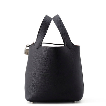 HERMES Picotin Padlock Caban Taurillon Clemence Size PM