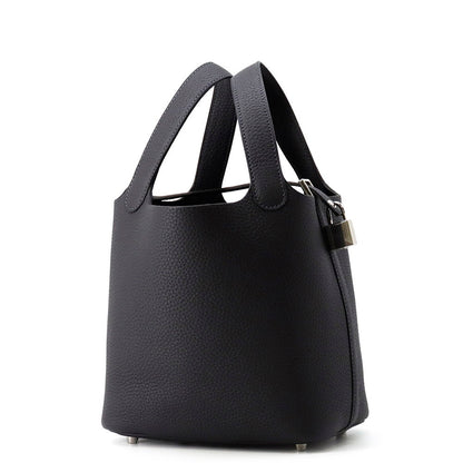 HERMES Picotin Padlock Caban Taurillon Clemence Size PM