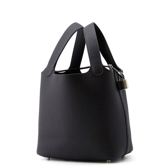 HERMES Picotin Padlock Caban Taurillon Clemence Size PM