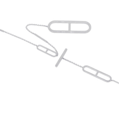 HERMES EVER Chaine d'Ancre Necklace Size 80 SV925