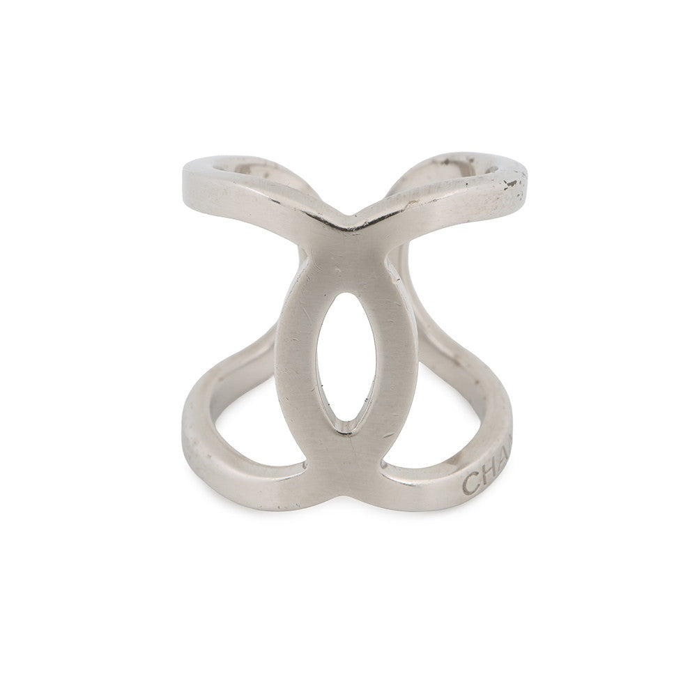 CHANEL CC Logo Ring Size 12A86295-X01060-Z3500 Metal