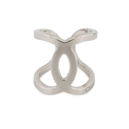 CHANEL CC Logo Ring Size 12A86295-X01060-Z3500 Metal