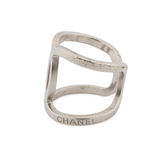 CHANEL CC Logo Ring Size 12A86295-X01060-Z3500 Metal