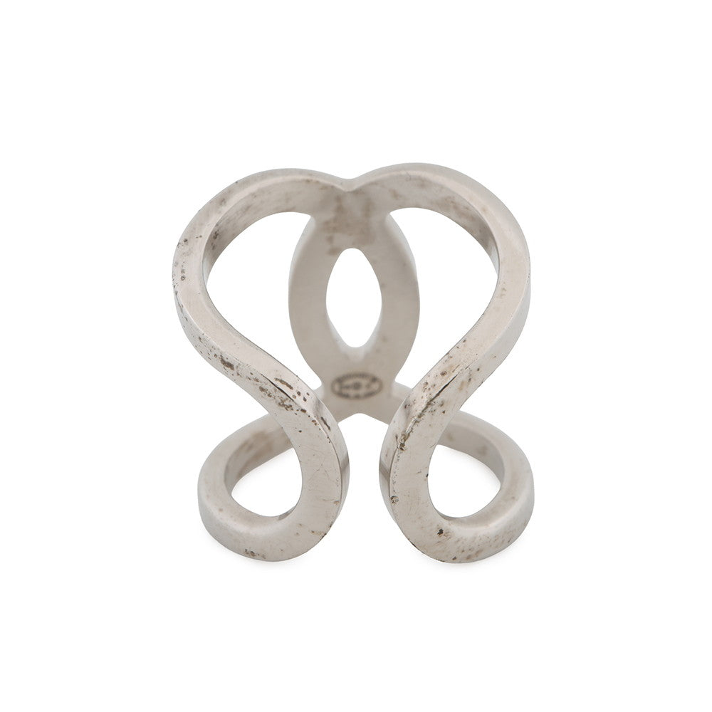 CHANEL CC Logo Ring Size 12A86295-X01060-Z3500 Metal