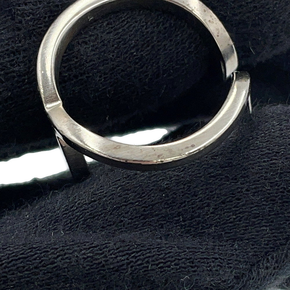 CHANEL CC Logo Ring Size 12A86295-X01060-Z3500 Metal