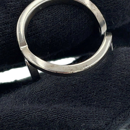 CHANEL CC Logo Ring Size 12A86295-X01060-Z3500 Metal