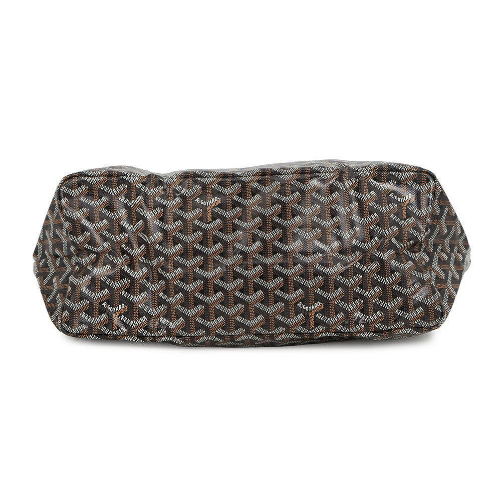 GOYARD Saint Louis BlackSTLOUIPMLTY01CL01P PVC Leather Size PM