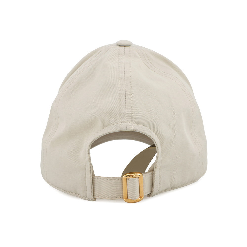 CELINE Triomphe Baseball cap Size S Vanilla2AUT6969P.01VA Cotton100%