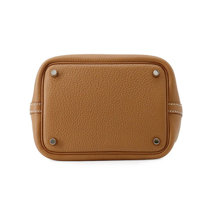 HERMES Picotin Lock Gold Taurillon Clemence Size PM