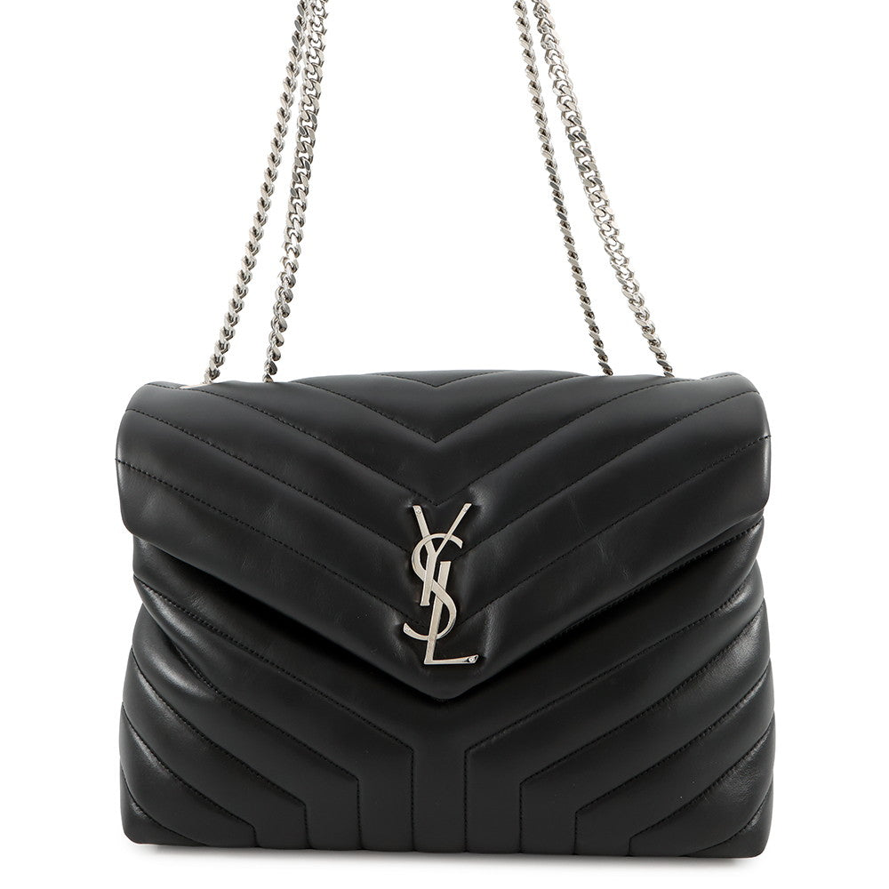 SAINT LAURENT PARIS Loulou ChainShoulder Bag Black574946DV7261000 Leather Size Medium