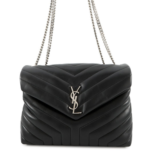 SAINT LAURENT PARIS Loulou ChainShoulder Bag Black574946DV7261000 Leather Size Medium