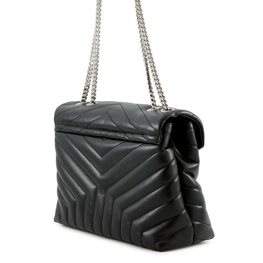 SAINT LAURENT PARIS Loulou ChainShoulder Bag Black574946DV7261000 Leather Size Medium