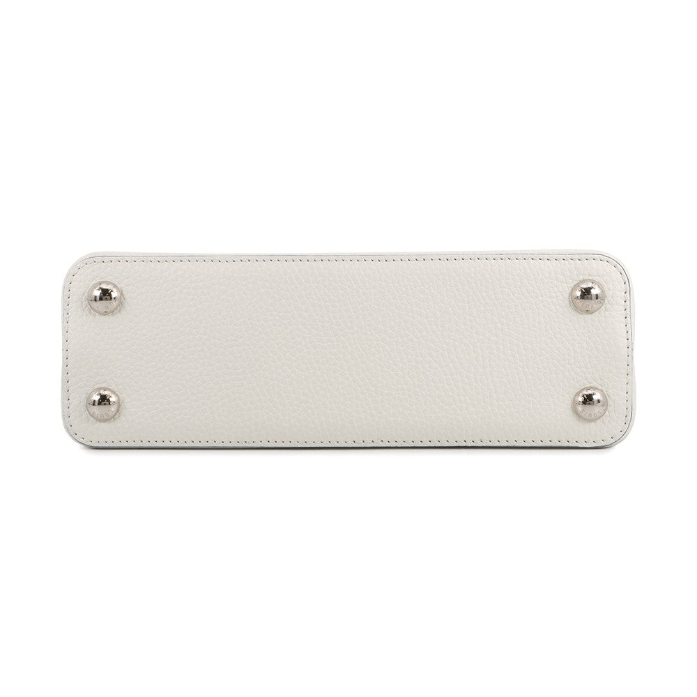 LOUIS VUITTON Capucines BB White/BlueM20828 Taurillon Leather
