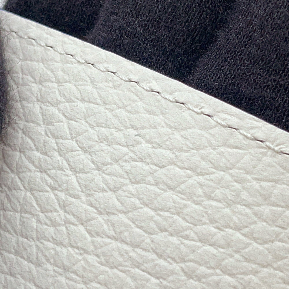 LOUIS VUITTON Capucines BB White/BlueM20828 Taurillon Leather