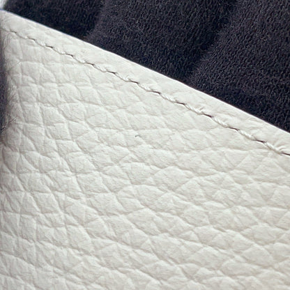 LOUIS VUITTON Capucines BB White/BlueM20828 Taurillon Leather