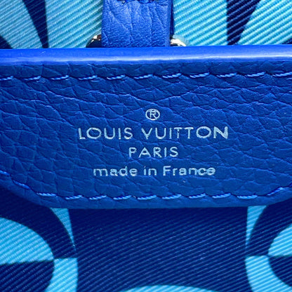 LOUIS VUITTON Capucines BB White/BlueM20828 Taurillon Leather