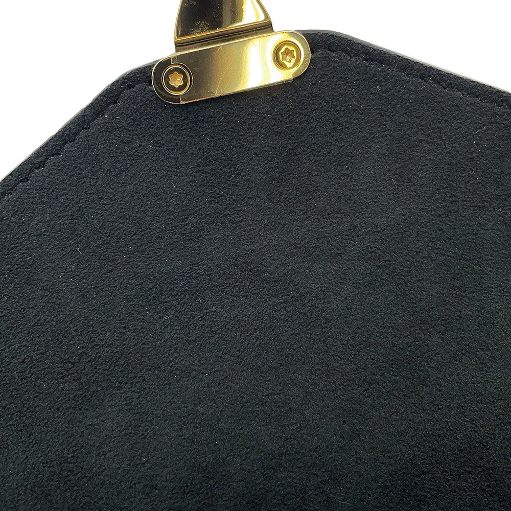 LOUIS VUITTON Belt・Pochette Metis NoirM4717Z Monogram Empreinte Leather