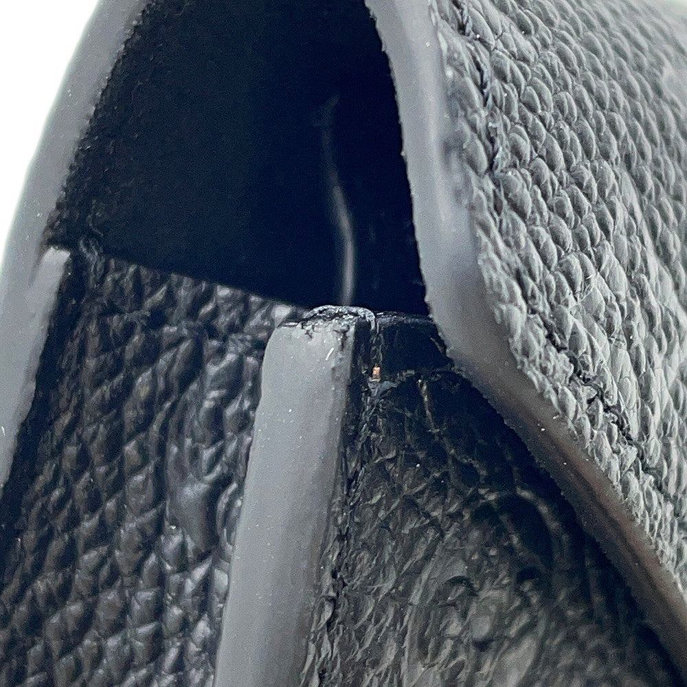 LOUIS VUITTON Belt・Pochette Metis NoirM4717Z Monogram Empreinte Leather