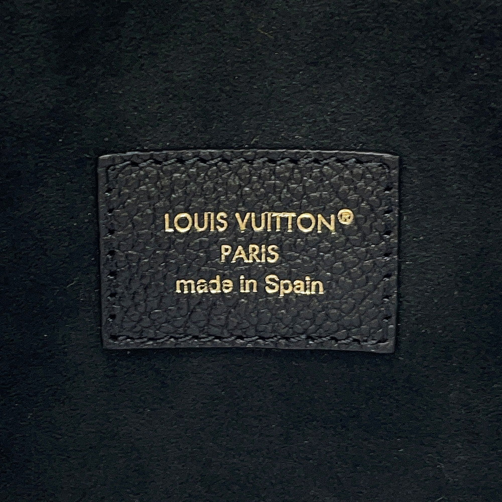 LOUIS VUITTON Belt・Pochette Metis NoirM4717Z Monogram Empreinte Leather