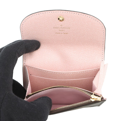 LOUIS VUITTON Rosalie Coin Purse Rose BallerineM62361 Monogram