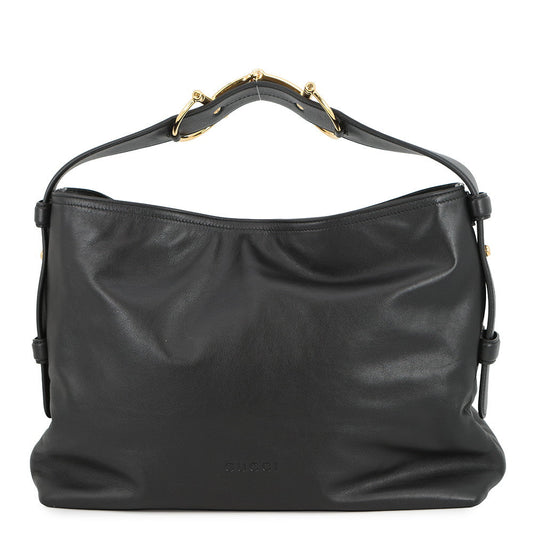 GUCCI Beatrix Tote Bag Black?850926 Leather Size Medium