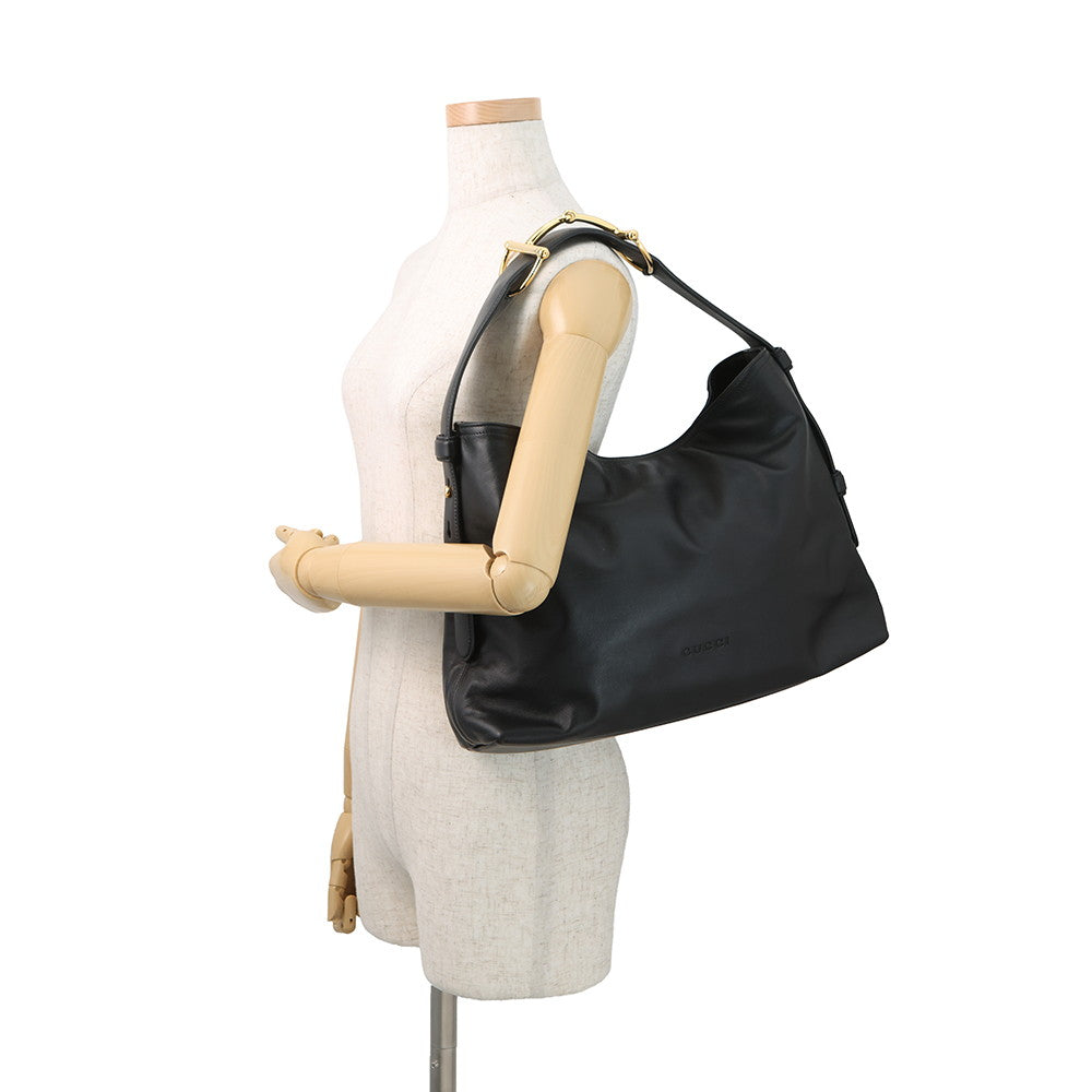 GUCCI Beatrix Tote Bag Black?850926 Leather Size Medium