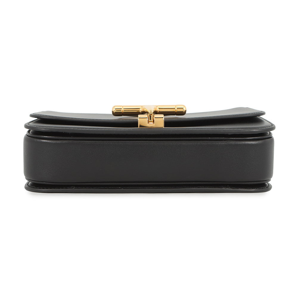 GUCCI Siena Shoulder Bag Black846705 486628 Leather