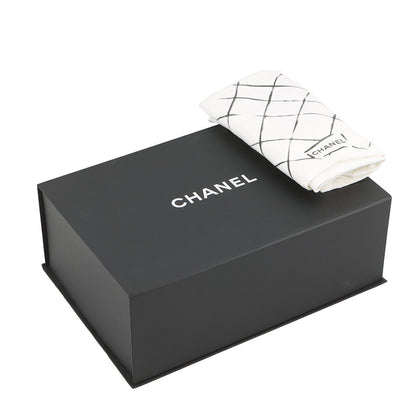 CHANEL Matelasse W Flap ChainShoulder Bag BlackA01112 Lambskin Size 25