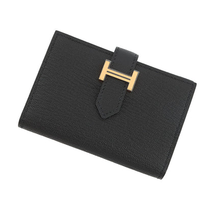 HERMES Bean mini Black Chevre Myzore Goatskin