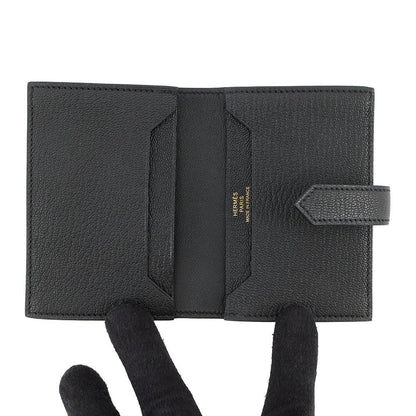 HERMES Bean mini Black Chevre Myzore Goatskin