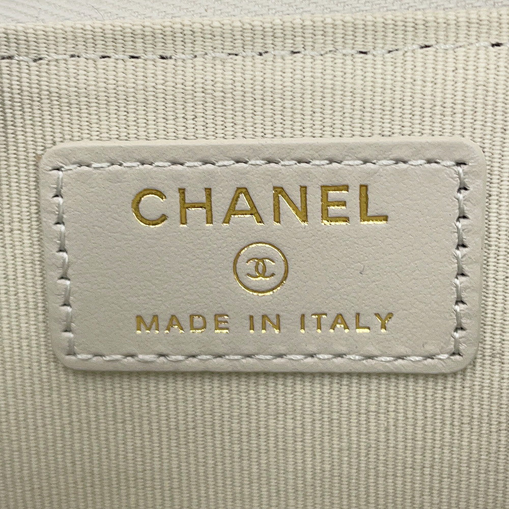 CHANEL Timeless Classics Fragment Case Light GrayAP3179 Caviar Leather