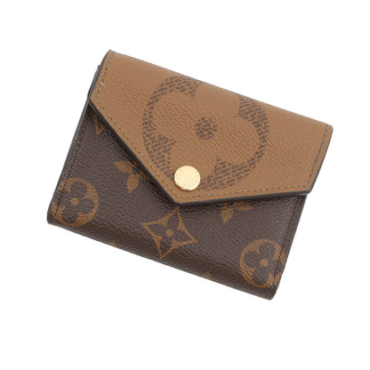 LOUIS VUITTON Portefeuille Zoe NoirM80725 Monogram/Monogram Reverse Canvas