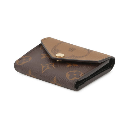 LOUIS VUITTON Portefeuille Zoe NoirM80725 Monogram/Monogram Reverse Canvas