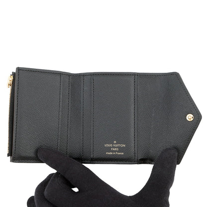 LOUIS VUITTON Portefeuille Zoe NoirM80725 Monogram/Monogram Reverse Canvas
