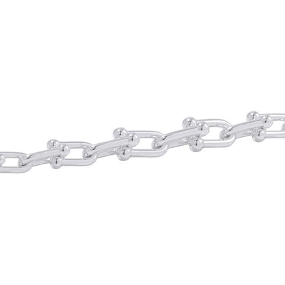 TIFFANY&Co. Hardware Graduated Link Necklace Size 18in60153092 SV925