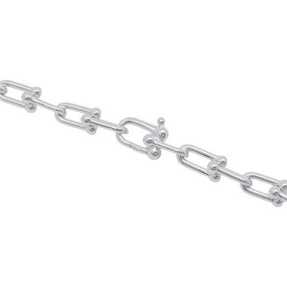 TIFFANY&Co. Hardware Graduated Link Necklace Size 18in60153092 SV925
