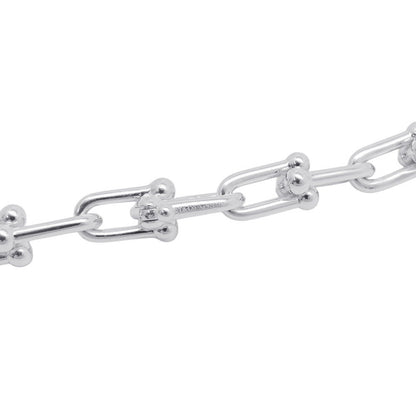 TIFFANY&Co. Hardware Graduated Link Necklace Size 18in60153092 SV925