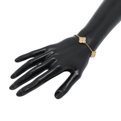 Van Cleef & Arpels Vintage Alhambra Bracelet 5 motifs Size vintageVCARO1IE00 18K Yellow Gold