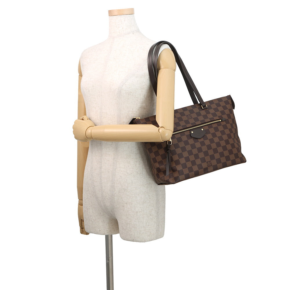 LOUIS VUITTON Iena BordeauxN41012 Damier Ebene Canvas Size PM