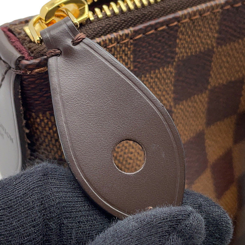 LOUIS VUITTON Iena BordeauxN41012 Damier Ebene Canvas Size PM