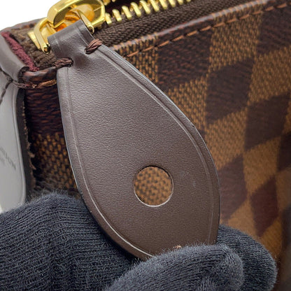 LOUIS VUITTON Iena BordeauxN41012 Damier Ebene Canvas Size PM