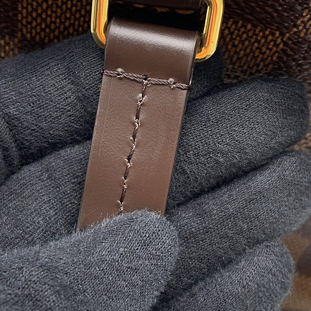 LOUIS VUITTON Iena BordeauxN41012 Damier Ebene Canvas Size PM
