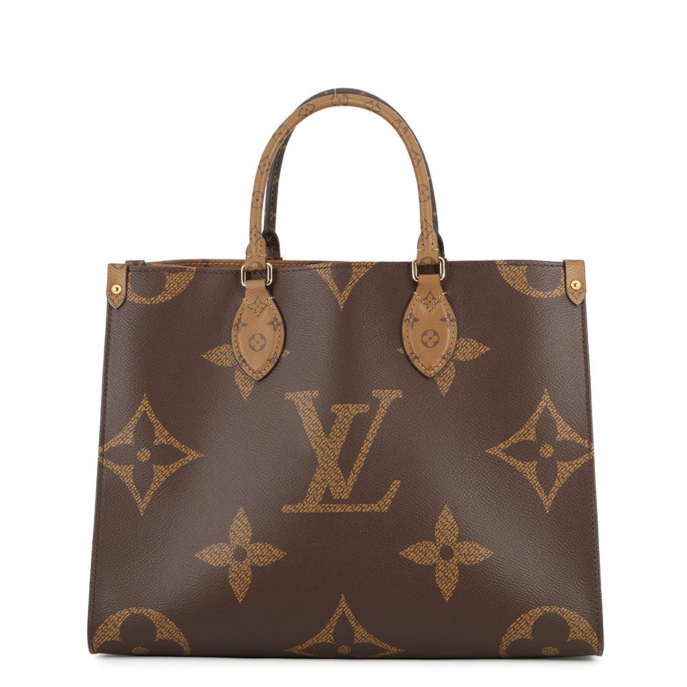 LOUIS VUITTON Onthego RedM45321 Monogram Monogram Reverse Canvas Monogram Giant Size MM