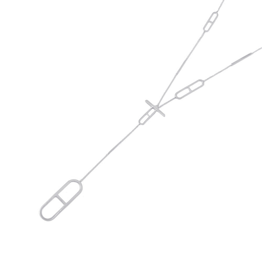 HERMES EVER Chaine d'Ancre Necklace Size 80 SV925